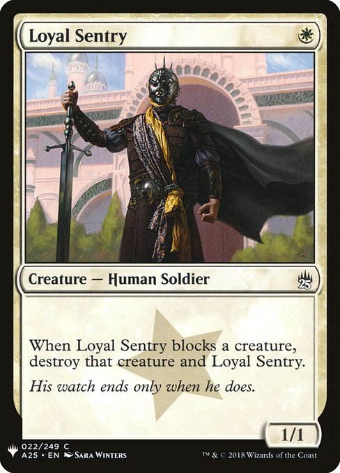 【ENG】《忠誠な歩哨/Loyal Sentry》[PWシンボル付き再版]