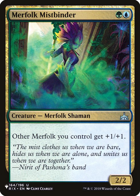 【ENG】《マーフォークの霧縛り/Merfolk Mistbinder》[PWシンボル付き再版]