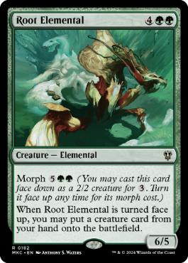 【ENG】《根の精霊/Root Elemental》[MKC]