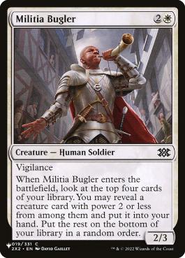 【ENG】《民兵のラッパ手/Militia Bugler》[PWシンボル付き再版]