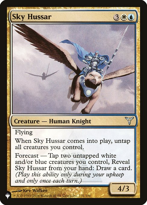 【ENG】《空の軽騎兵/Sky Hussar》[PWシンボル付き再版]
