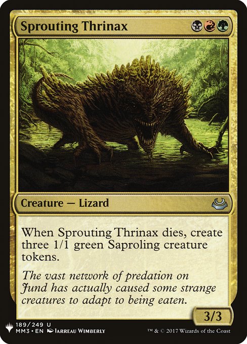 【ENG】《芽吹くトリナクス/Sprouting Thrinax》[PWシンボル付き再版]