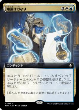 【JPN】■拡張アート■《知識は力なり/Knowledge Is Power》[MKC]