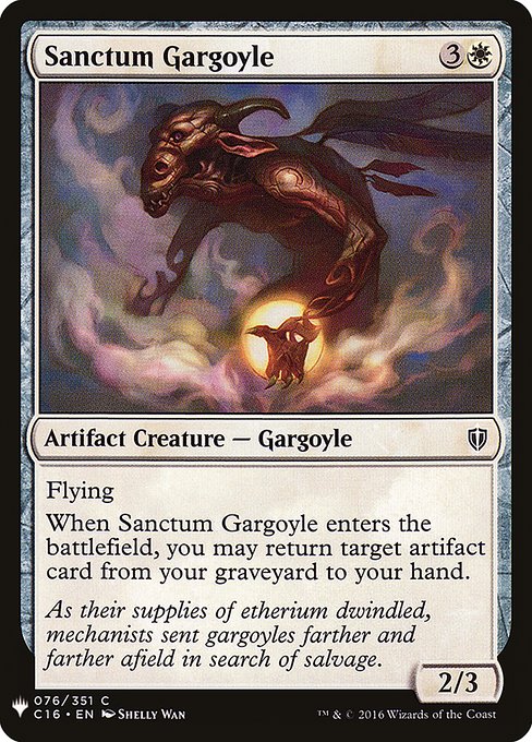 【ENG】《聖域のガーゴイル/Sanctum Gargoyle》[PWシンボル付き再版]