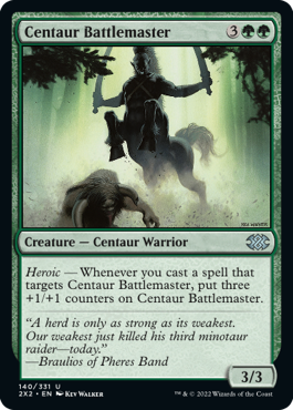 【ENG】【Foil】《ケンタウルスの戦上手/Centaur Battlemaster》[2X2]