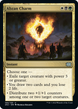 【ENG】【Foil】《アブザンの魔除け/Abzan Charm》[2X2]