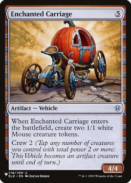 【ENG】《魔法の馬車/Enchanted Carriage》[PWシンボル付き再版]