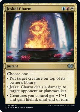 【ENG】【Foil】《ジェスカイの魔除け/Jeskai Charm》[2X2]