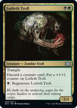 【ENG】【Foil】《ロッテスのトロール/Lotleth Troll》[2X2]