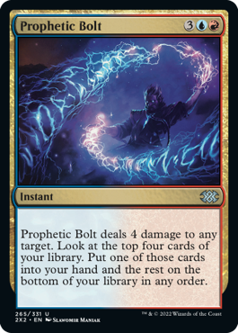【ENG】【Foil】《予言の稲妻/Prophetic Bolt》[2X2]
