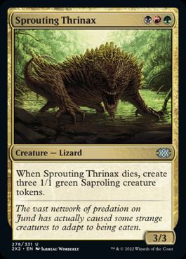 【ENG】【Foil】《芽吹くトリナクス/Sprouting Thrinax》[2X2]