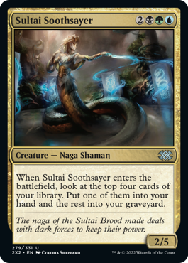 【ENG】【Foil】《スゥルタイの占い屋/Sultai Soothsayer》[2X2]