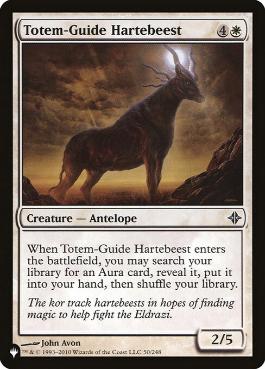 【ENG】《族霊導きの鹿羚羊/Totem-Guide Hartebeest》[PWシンボル付き再版]