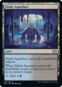 【ENG】【Foil】《ディミーアの水路/Dimir Aqueduct》[2X2]
