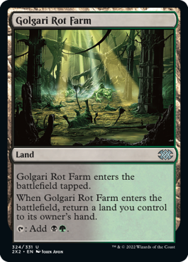 【ENG】【Foil】《ゴルガリの腐敗農場/Golgari Rot Farm》[2X2]