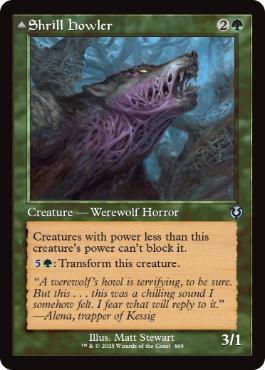 【ENG】【Foil】■旧枠■《けたたましく吠えるもの/Shrill Howler》[INR]