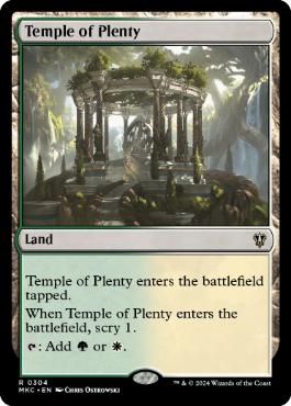 【ENG】《豊潤の神殿/Temple of Plenty》[MKC]