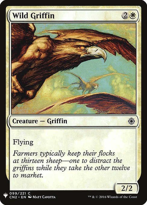 【ENG】《野生のグリフィン/Wild Griffin》[PWシンボル付き再版]
