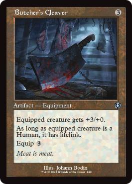 【ENG】【Foil】■旧枠■《肉屋の包丁/Butcher's Cleaver》[INR]