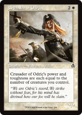 【ENG】【Foil】■旧枠■《オドリックの十字軍/Crusader of Odric》[INR]