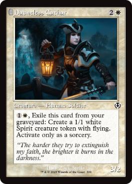 【ENG】【Foil】■旧枠■《不屈の聖戦士/Dauntless Cathar》[INR]