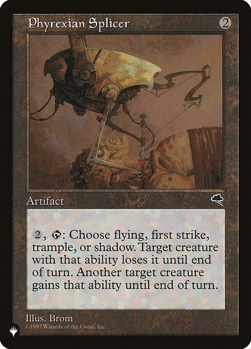 【ENG】《ファイレクシアの接続具/Phyrexian Splicer》[PWシンボル付き再版]