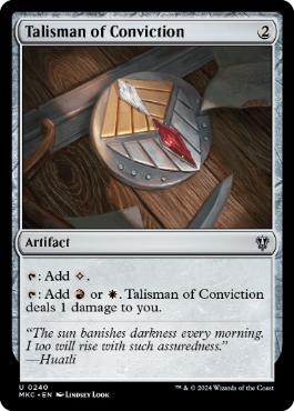 【ENG】《確信のタリスマン/Talisman of Conviction》[MKC]