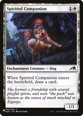 【ENG】《神憑く相棒/Spirited Companion》[PWシンボル付き再版]