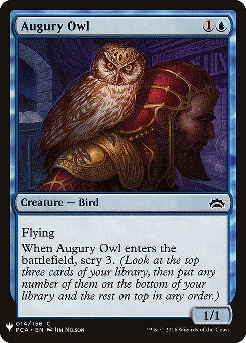 【ENG】《占いフクロウ/Augury Owl》[PWシンボル付き再版]