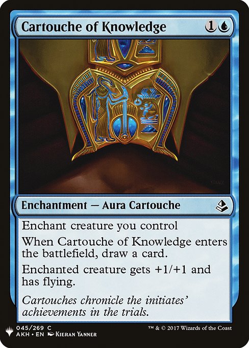 【ENG】《知識のカルトーシュ/Cartouche of Knowledge》[PWシンボル付き再版]