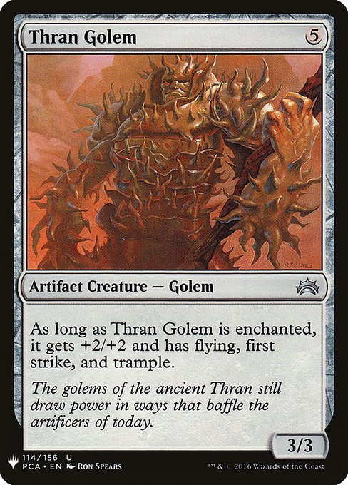 【ENG】《スランのゴーレム/Thran Golem》[PWシンボル付き再版]
