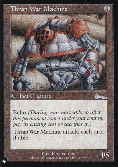 【ENG】《スランの戦争機械/Thran War Machine》[PWシンボル付き再版]