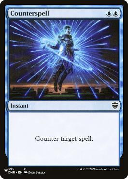 【ENG】《対抗呪文/Counterspell》(CMR)[PWシンボル付き再版]