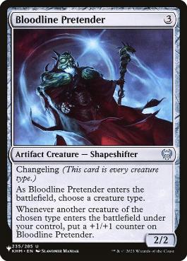 【ENG】《血統詐称者/Bloodline Pretender》[PWシンボル付き再版]