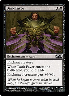 【ENG】【Foil】《闇の好意/Dark Favor》[M14]