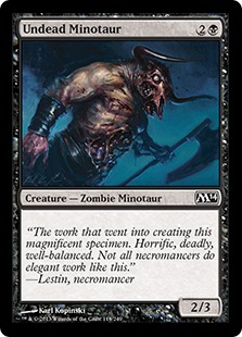 【ENG】【Foil】《アンデッドのミノタウルス/Undead Minotaur》[M14]