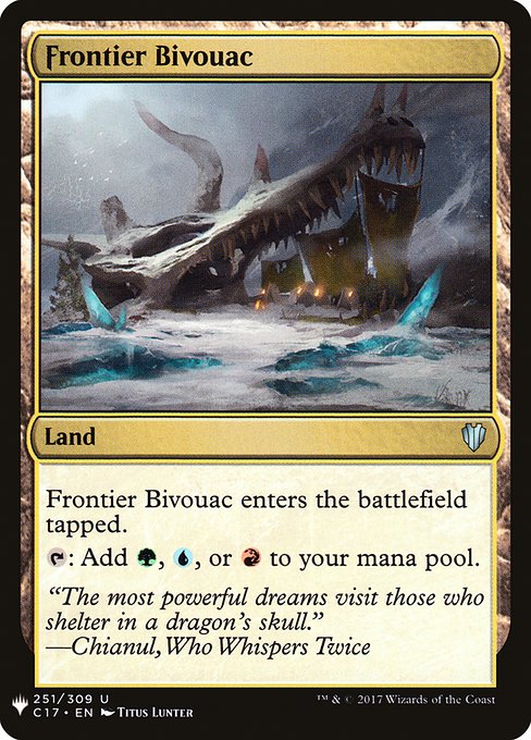 【ENG】《開拓地の野営地/Frontier Bivouac》(C17)[PWシンボル付き再版]