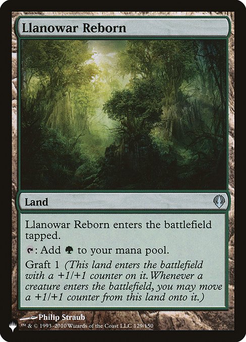 【ENG】《ラノワールの再生地/Llanowar Reborn》[PWシンボル付き再版]