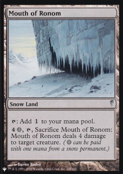 【ENG】《ロノムの口/Mouth of Ronom》[PWシンボル付き再版]