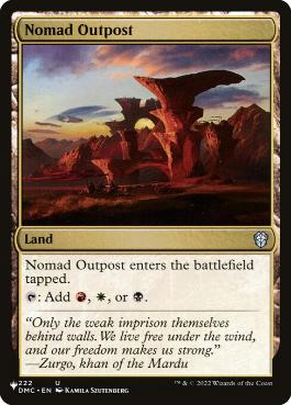 【ENG】《遊牧民の前哨地/Nomad Outpost》[PWシンボル付き再版]