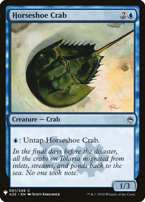 【ENG】《カブトガニ/Horseshoe Crab》[PWシンボル付き再版]