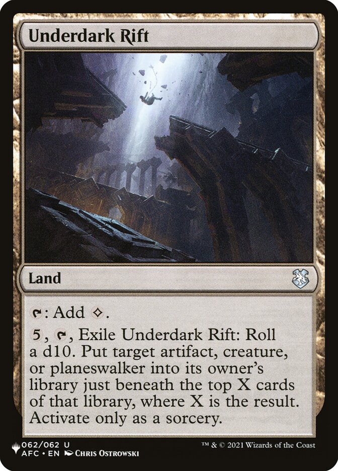 【ENG】《アンダーダークの裂け目/Underdark Rift》[PWシンボル付き再版]