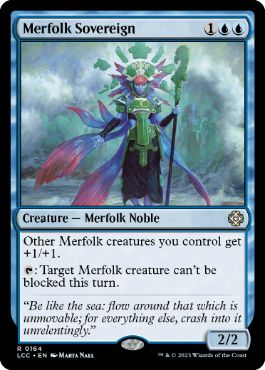 【ENG】《マーフォークの君主/Merfolk Sovereign》[LCC]