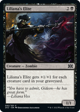 【ENG】【Foil】《リリアナの精鋭/Liliana's Elite》[2X2]