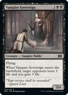 【ENG】【Foil】《吸血鬼の君主/Vampire Sovereign》[2X2]