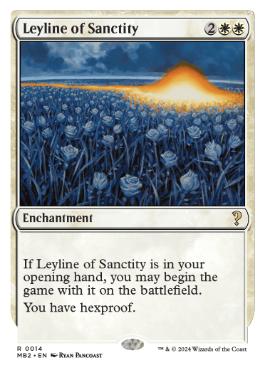 【ENG】《神聖の力線/Leyline of Sanctity》[MB2]