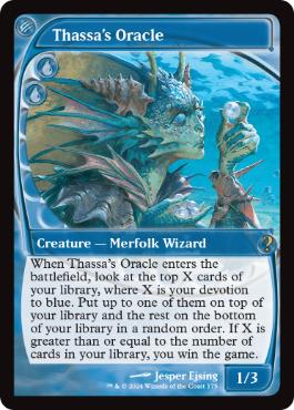 【ENG】【Foil】《タッサの神託者/Thassa's Oracle》[MB2]