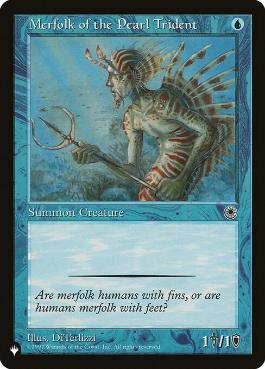 【ENG】《真珠三叉矛の人魚/Merfolk of the Pearl Trident》[PWシンボル付き再版]