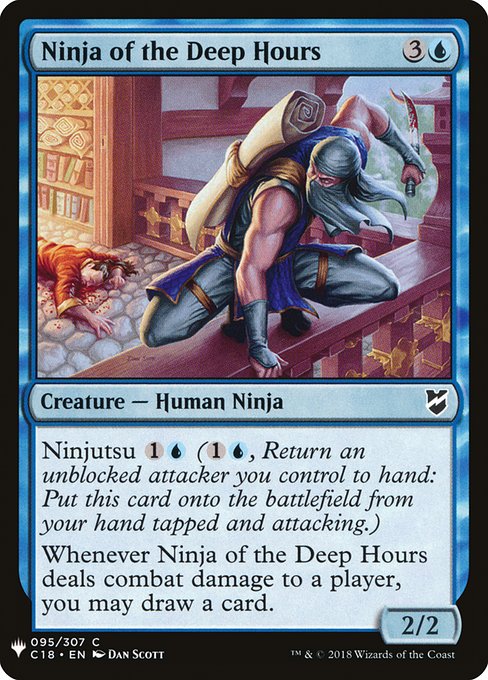 【ENG】《深き刻の忍者/Ninja of the Deep Hours》[PWシンボル付き再版]