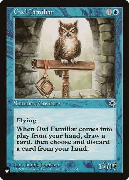 【ENG】《使い魔のフクロウ/Owl Familiar》[PWシンボル付き再版]